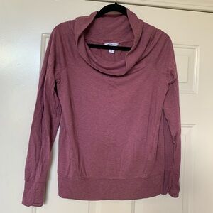 Athleta Fitted Cowl Neck Long Sleeve Top 🌴